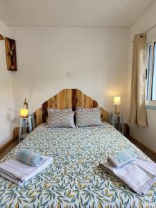 Кровать или кровати в номере The Handmade House Azores