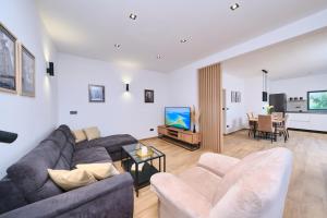 TV a/nebo společenská místnost v ubytování Holiday home South cliff