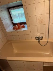 Koupelna v ubytování Charmantes Ferienhaus in bester Lage + 23 fotografií