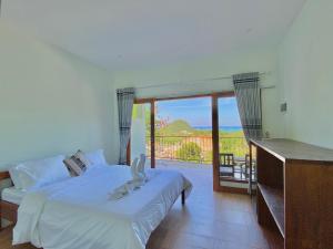 Voodi või voodid majutusasutuse Ocean View Villas toas