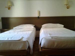 Voodi või voodid majutusasutuse Hotel Parini toas