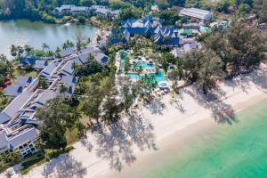 an aerial view of the resort and the beach at SAii Laguna Phuket in Bang Tao Beach