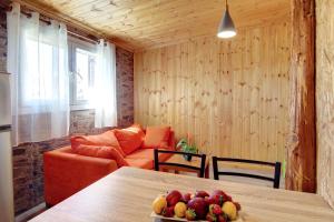 Posedenie v ubytovaní Terezina wood house