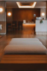 a mattress sitting on the floor of a room at The Brunei Hotel in Bandar Seri Begawan