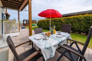 Patio nebo venkovní prostory v ubytování Luv-und-Lee-Meeresrauschen