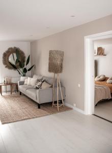 เตียงในห้องที่ Luxe vakantiehuis Nova met zwembad