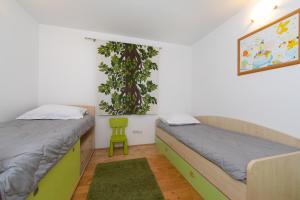 Posteľ alebo postele v izbe v ubytovaní lux apartment