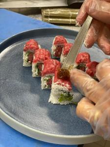 the country house内部或周边提供的食物