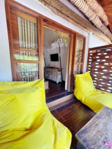 Posezení v ubytování Samba Villas Beachfront View