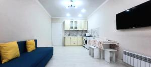 Kuchyň nebo kuchyňský kout v ubytování Евродвушка Аэропорт-жк Будапешт + 7 fotografií