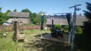 Zahrada ubytování Gîte des 4 saisons en Brocéliande
