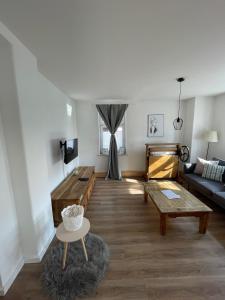 Posezení v ubytování Apartmenthaus Elbblick Mühlberg