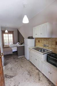 Kuchyň nebo kuchyňský kout v ubytování AK VILLAGE ROOMS