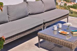 A seating area at Luxury 5 bedroom villa with heated infinity pool & amazing sea views