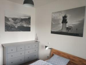 Posteľ alebo postele v izbe v ubytovaní Apartmán Kašperky