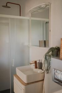 Kúpeľňa v ubytovaní Apartmani Rafaela
