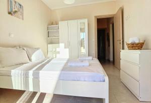 Postel nebo postele na pokoji v ubytování Mango apartment