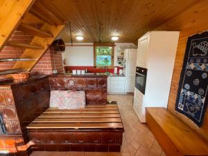Kuchyň nebo kuchyňský kout v ubytování Mountain View Cottage + 18 fotografií