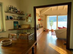 Posezení v ubytování B&B Dolce vista al lago Lugano