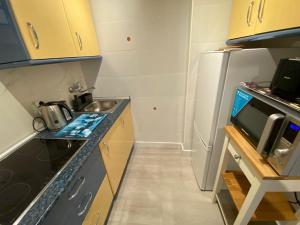 Kuchnia lub aneks kuchenny w obiekcie Apartamento Agata 510 Excelente con vista al mar!!!