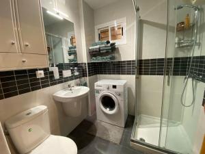 Łazienka w obiekcie Apartamento Agata 510 Excelente con vista al mar!!!