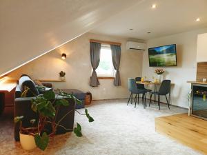Posezení v ubytování Apartmán u Ovečků - Nová Paka