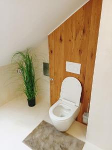 Koupelna v ubytování Apartmán u Ovečků - Nová Paka