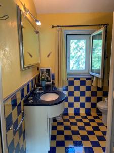 Koupelna v ubytování B&B Dolce vista al lago Lugano