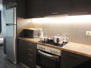 Kuchyň nebo kuchyňský kout v ubytování My Sweet Home BnB North