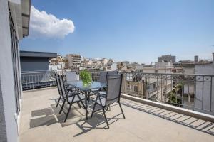 Balkón nebo terasa v ubytování Raise Kifisias Serviced Apartments