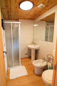 Phòng tắm tại Baita da Rico Zoncolan