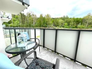 Balkón alebo terasa v ubytovaní Harbour View Gdynia