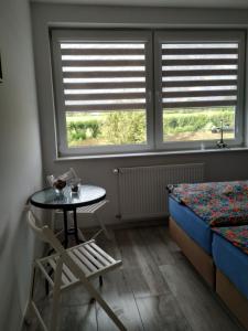 Χώρος καθιστικού στο Apartament Na górce