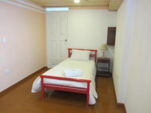 Postel nebo postele na pokoji v ubytování Ecohotel, Finca Colinas y Senderos
