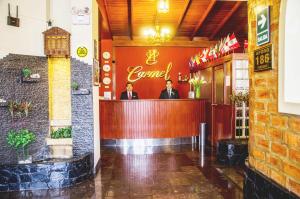 Vstupní hala nebo recepce v ubytování Hotel Carmel