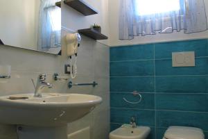 Koupelna v ubytování B&B Lizia