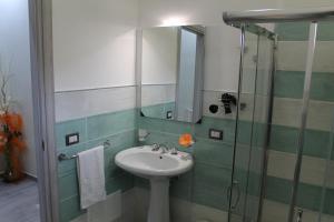 Koupelna v ubytování B&B Lizia