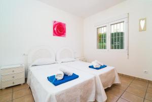 Posteľ alebo postele v izbe v ubytovaní Casa Rio