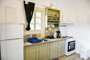 Kuchyň nebo kuchyňský kout v ubytování Apartment Nektarios
