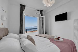Postel nebo postele na pokoji v ubytování Apartment Apricus
