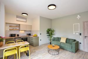 Kuchyň nebo kuchyňský kout v ubytování Dandelion apartments