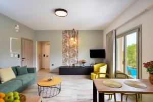 TV a/nebo společenská místnost v ubytování Dandelion apartments
