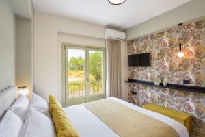 Postel nebo postele na pokoji v ubytování Dandelion apartments