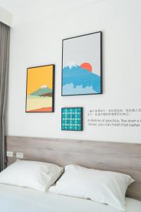 Postel nebo postele na pokoji v ubytování The Way Inn