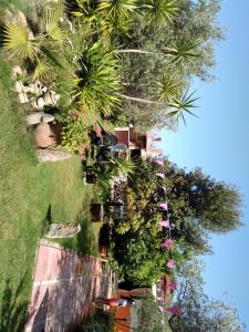 una vista aérea de un parque con palmeras en Casa Vacanza Gaia Relax Pula, en Pula