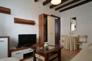 TV a/nebo společenská místnost v ubytování Apartment ALESSIA