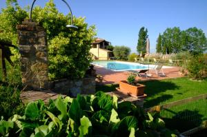 Bazén v ubytování Agriturismo LUCERTOLA nebo v jeho okolí