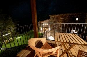 Balkón nebo terasa v ubytování Masias de Rocabruna