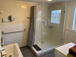 Koupelna v ubytování Eifel Quartier Ferienhaus