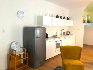 Kuchyň nebo kuchyňský kout v ubytování Gästeapartments Rossatz